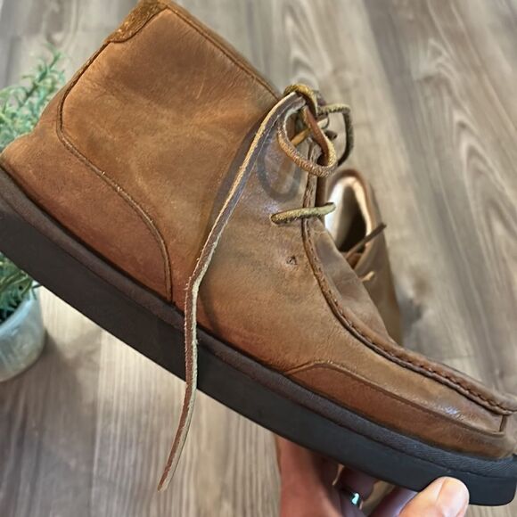 MENS UGG BOSLEY CHESTNUT SHEARLING LINED WATERPROOF WINTER BOOT EUC SIZE 10 - Picture 6 of 10